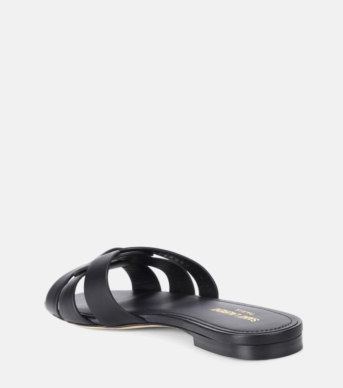 Mules Tribute Nu Pieds 05 en cuir | Saint Laurent