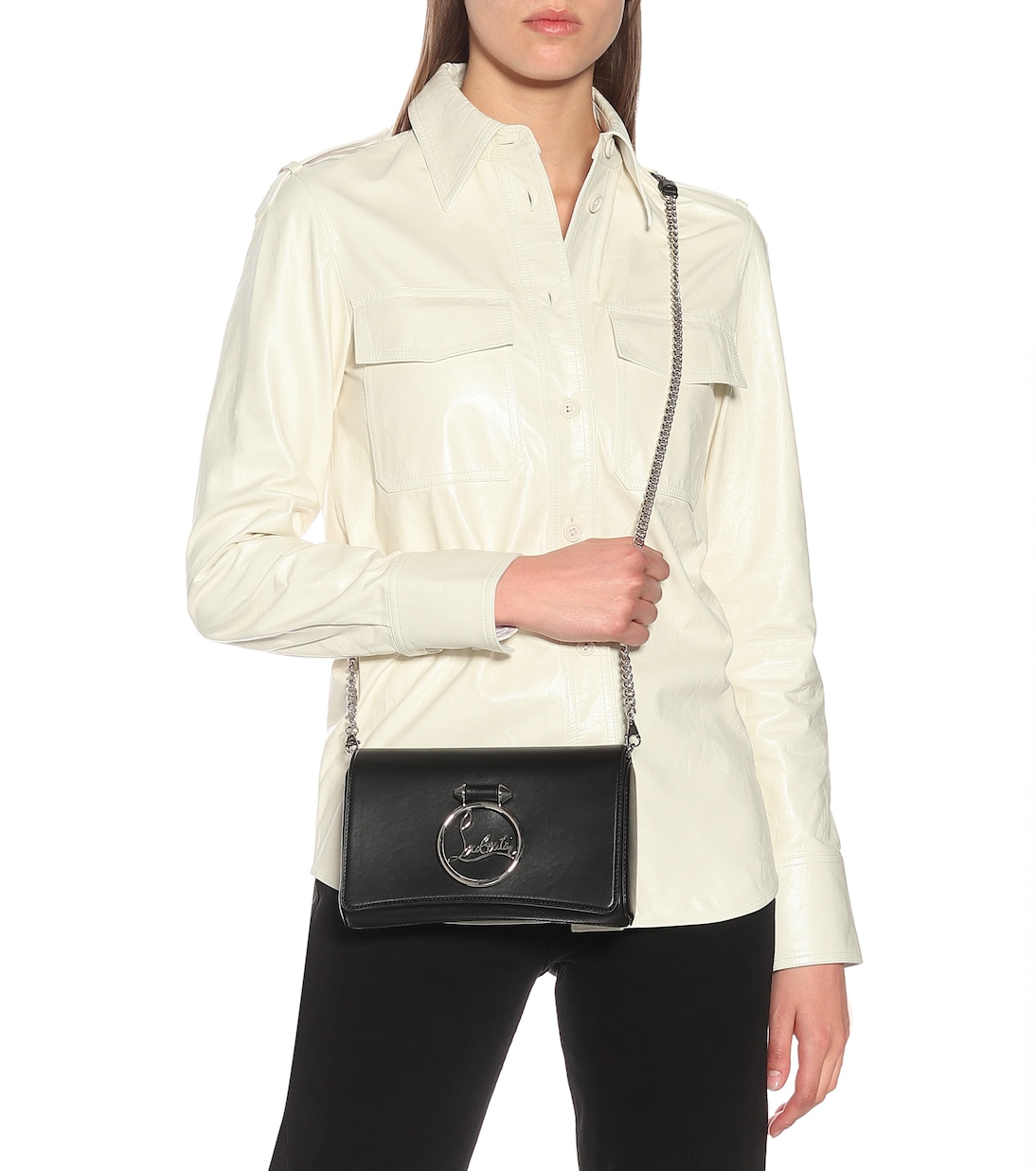 Sac à bandoulière Rubylou en cuir | Christian Louboutin
