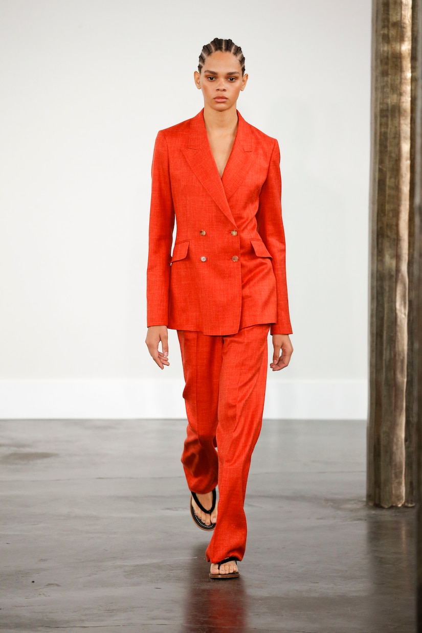 Pantaloni Vesta a vita alta in lana e seta | Gabriela Hearst