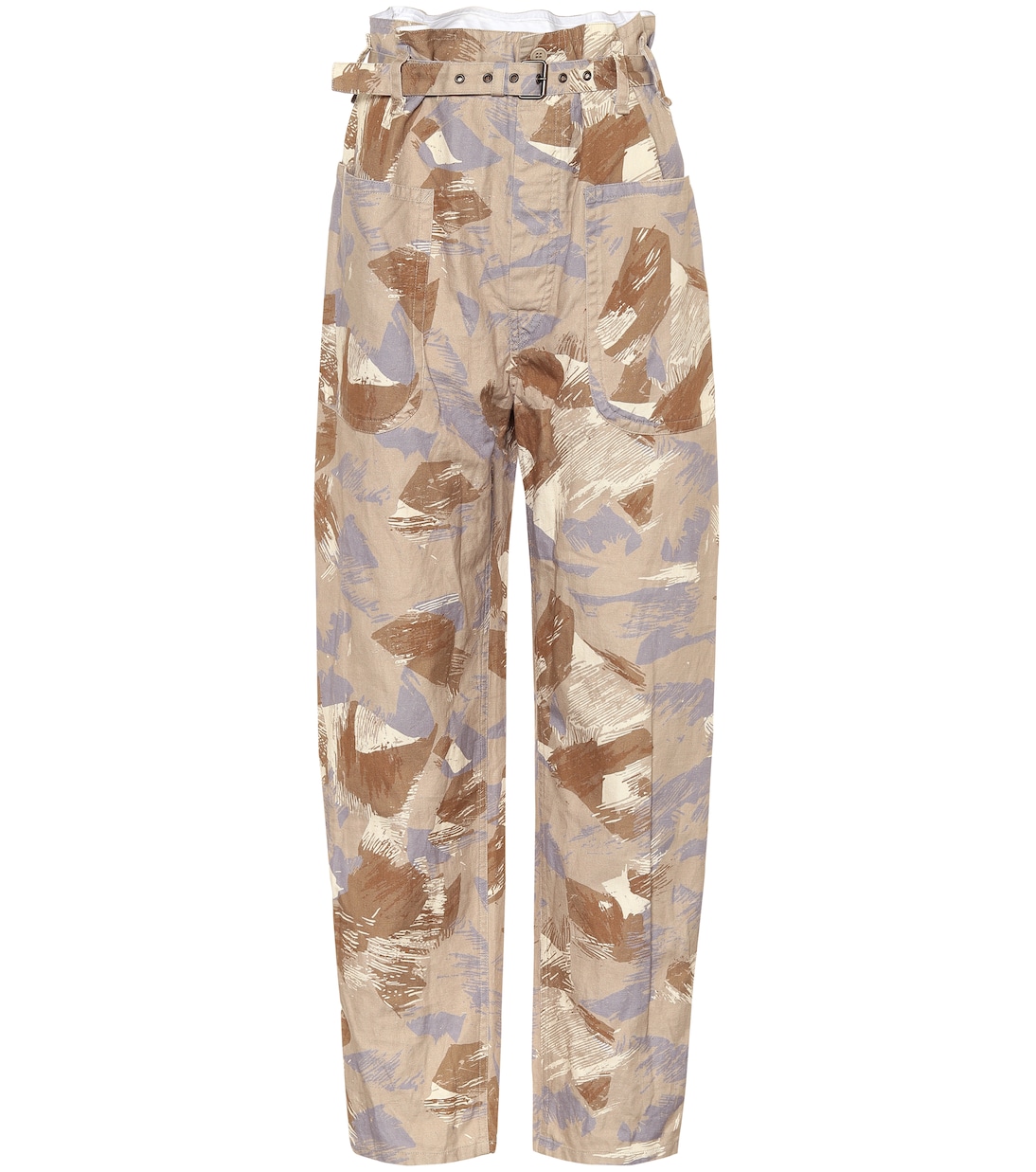 Iona high-rise cotton-blend pants | Isabel Marant