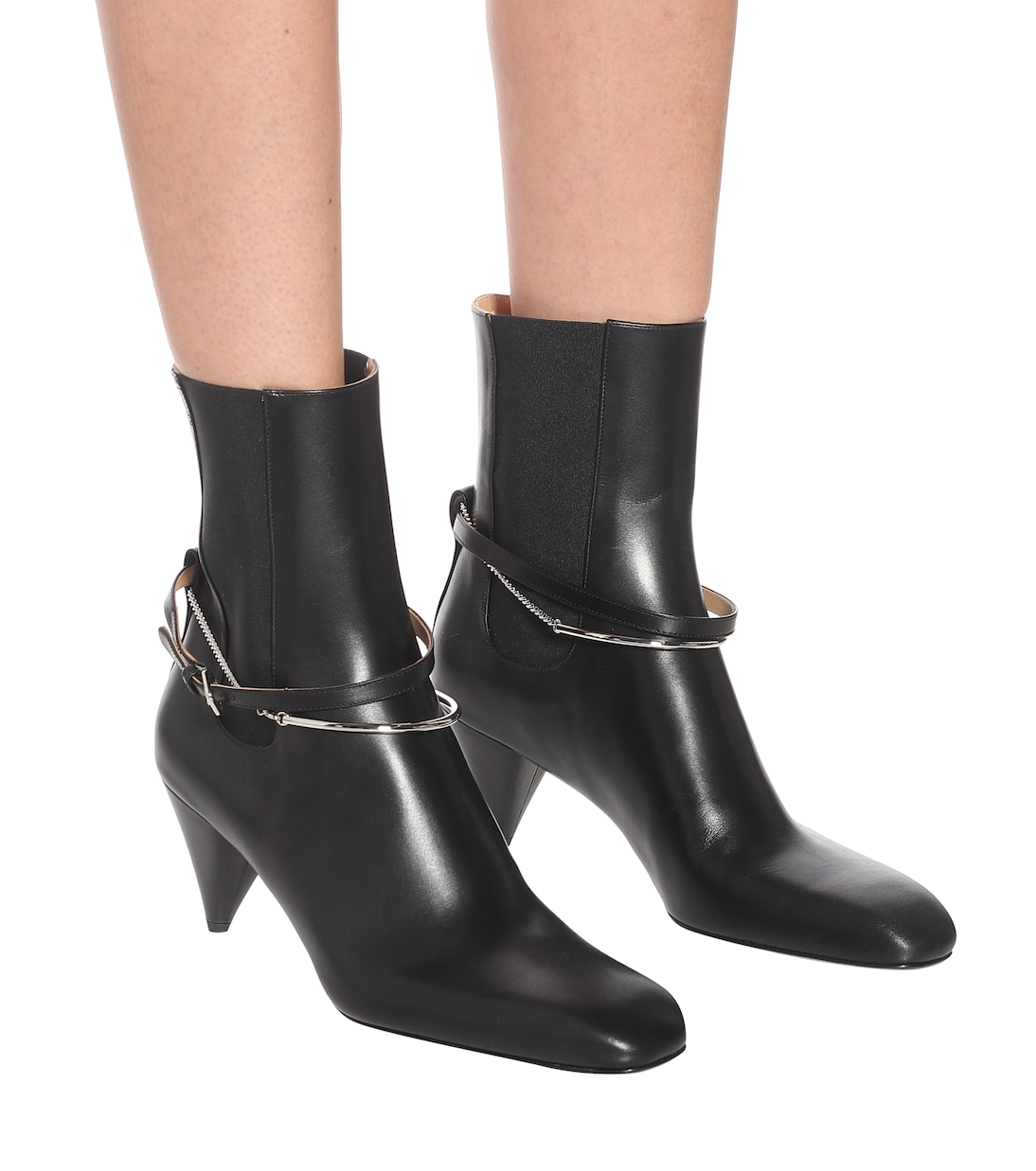 Leather ankle boots | Jil Sander
