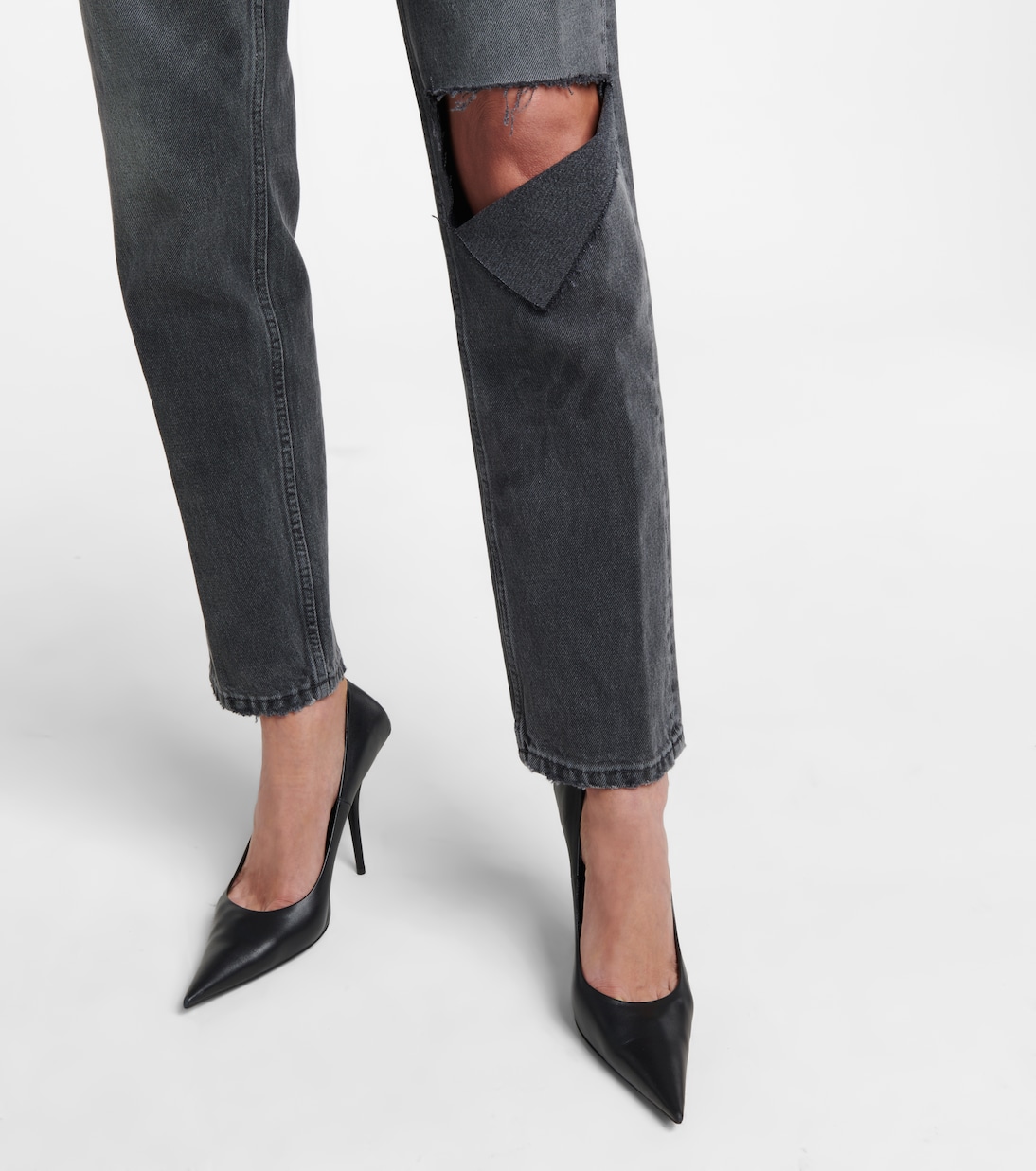 Jeans ajustados 70s de tiro medio | Re/Done