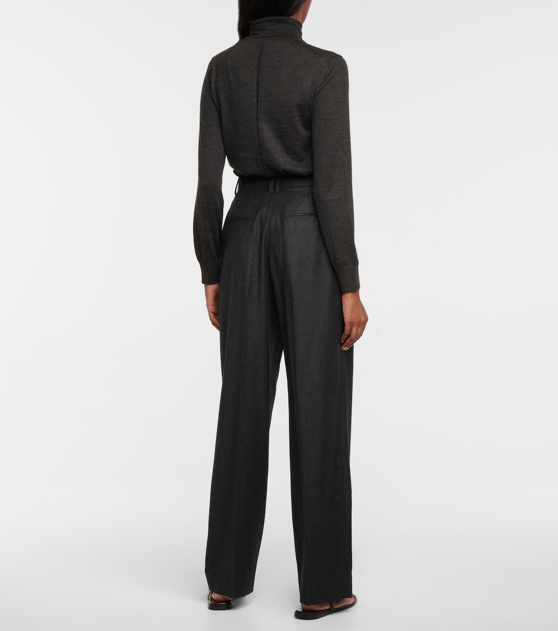Pantalon ample Randa en laine vierge | The Row