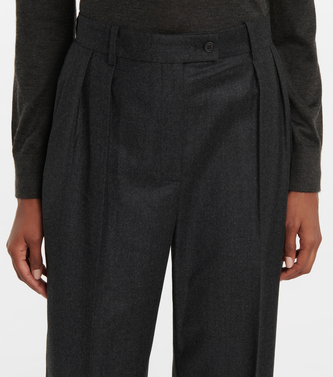 Pantalon ample Randa en laine vierge | The Row