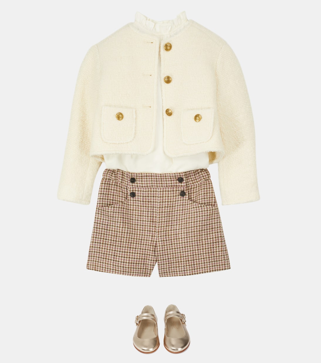 Shorts Diplôme aus Baumwolle und Wolle | Bonpoint