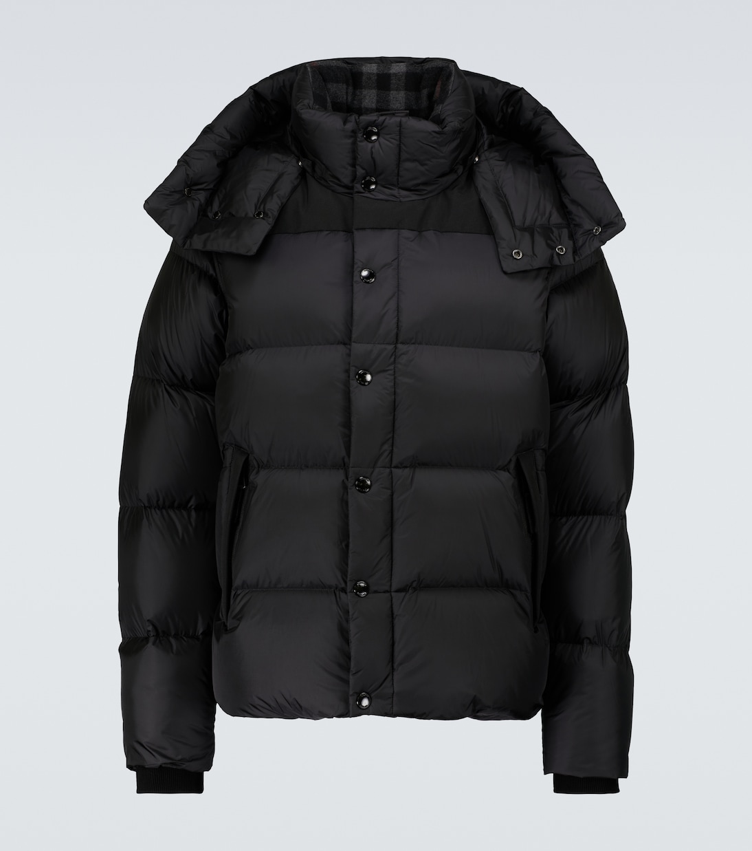 Down jacket in black Burberry Mytheresa
