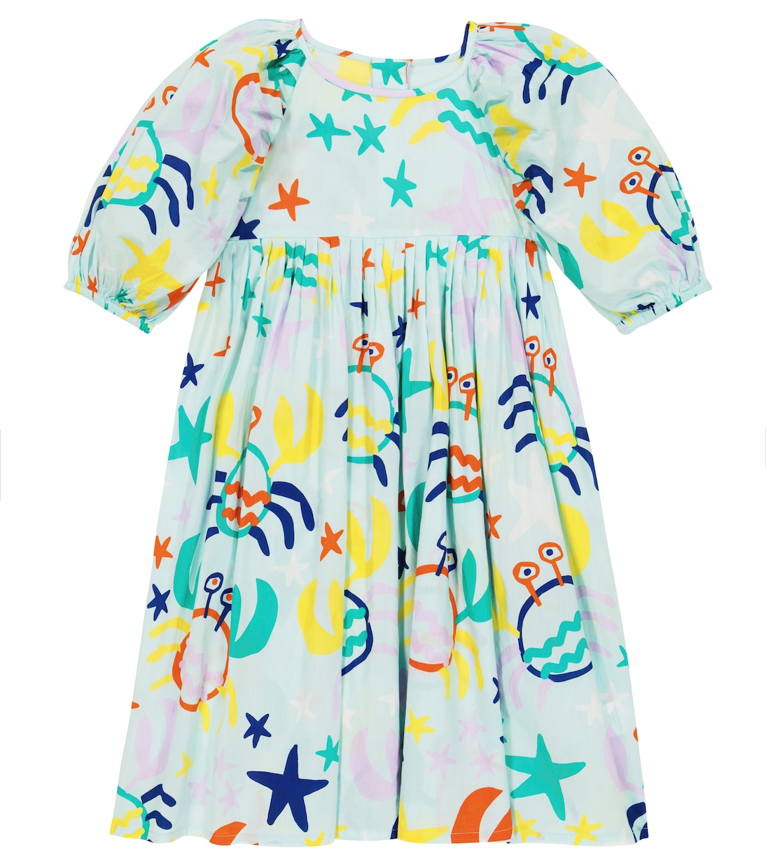 Bedrucktes Kleid aus Baumwolle | Stella McCartney Kids