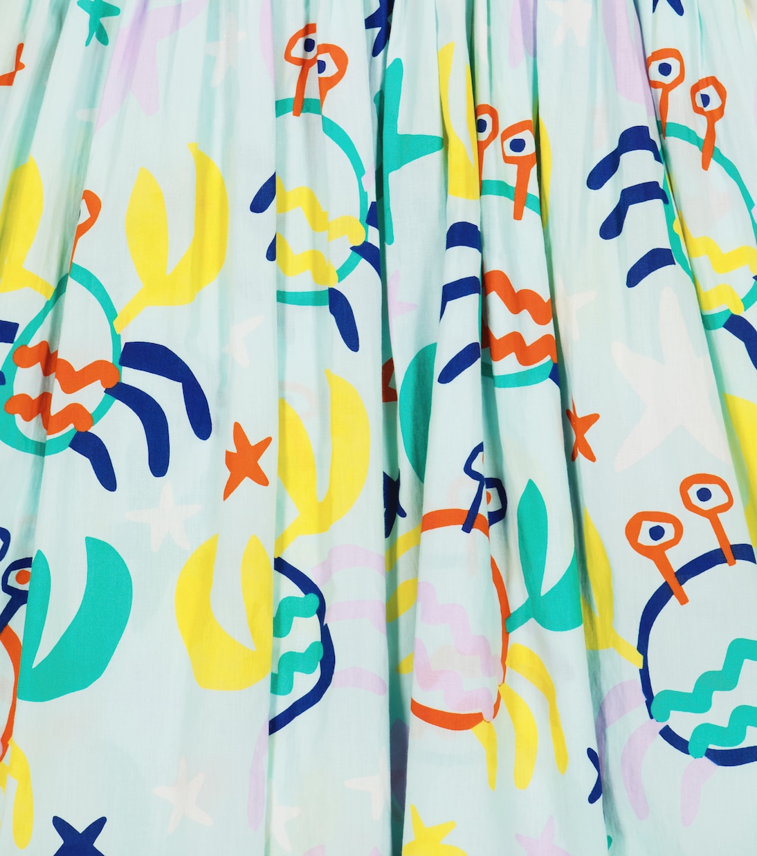 Bedrucktes Kleid aus Baumwolle | Stella McCartney Kids