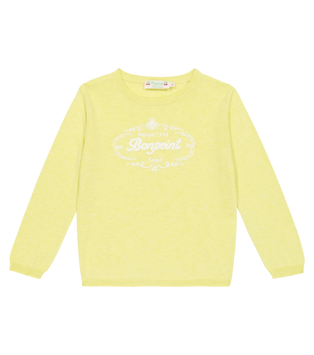Pullover Alpin in misto cotone con logo | Bonpoint