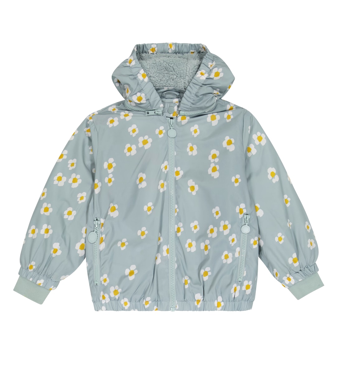 Bedruckte Jacke mit Faux Fur | Stella McCartney Kids