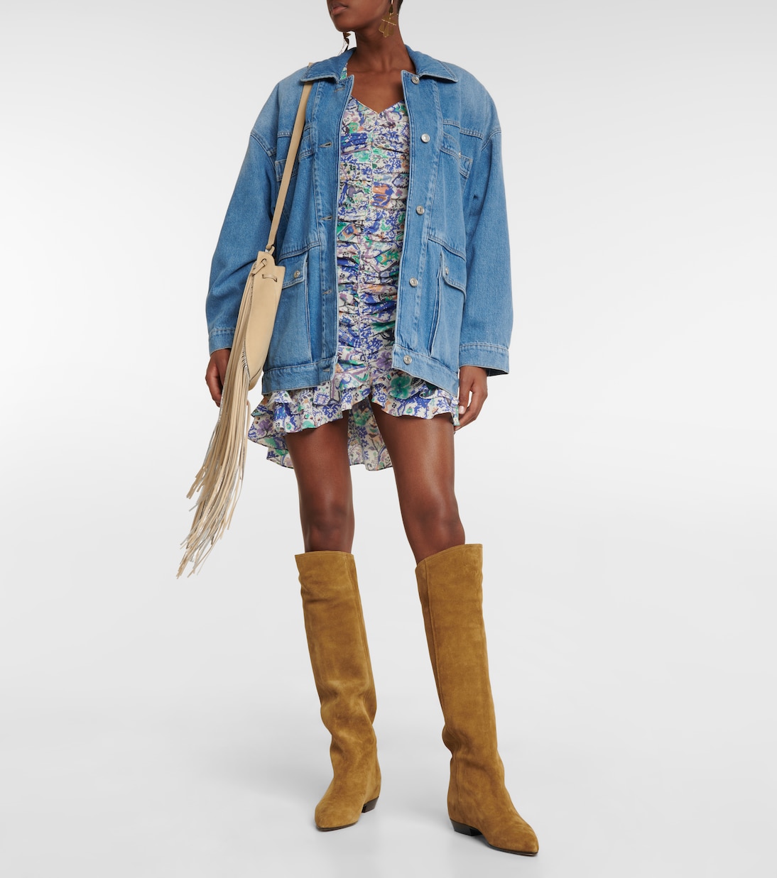 Skarlet suede knee-high boots | Isabel Marant
