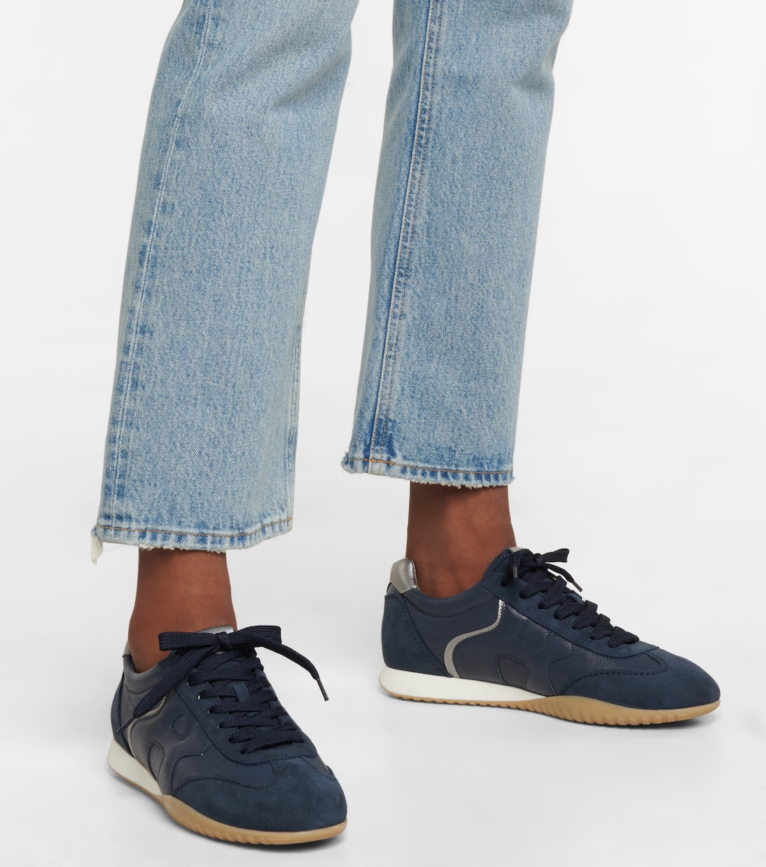Baskets Olympia-Z en daim en cuir | Hogan