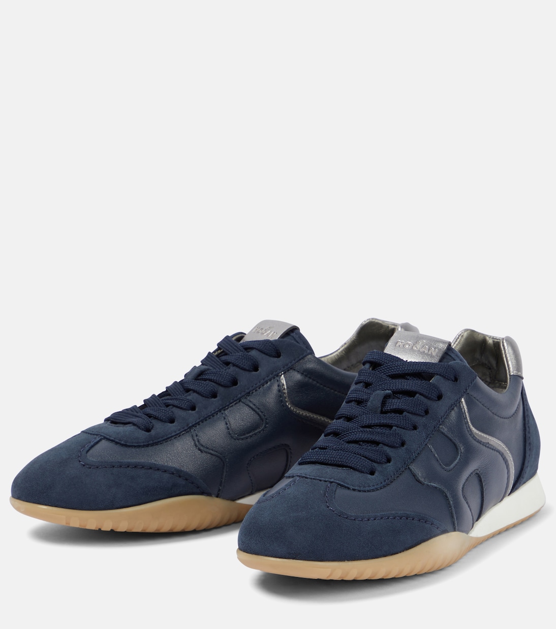 Baskets Olympia-Z en daim en cuir | Hogan