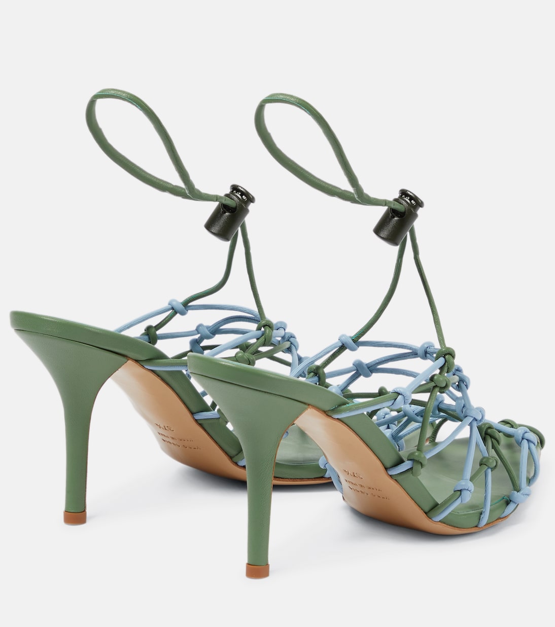 Gia 11 faux leather slingback sandals | Gia Borghini
