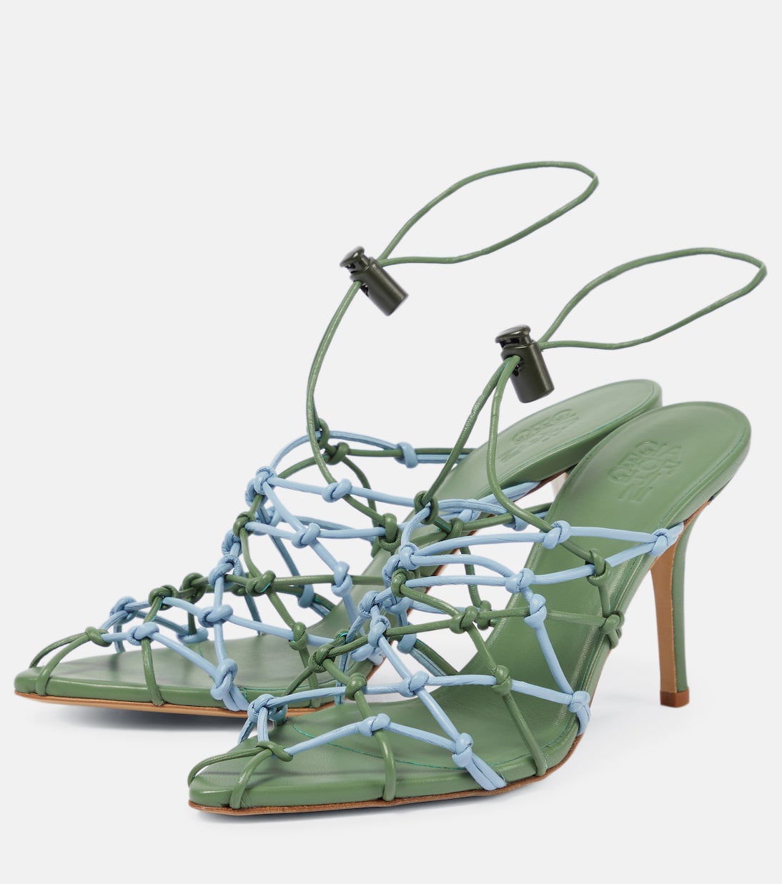 Gia 11 faux leather slingback sandals | Gia Borghini