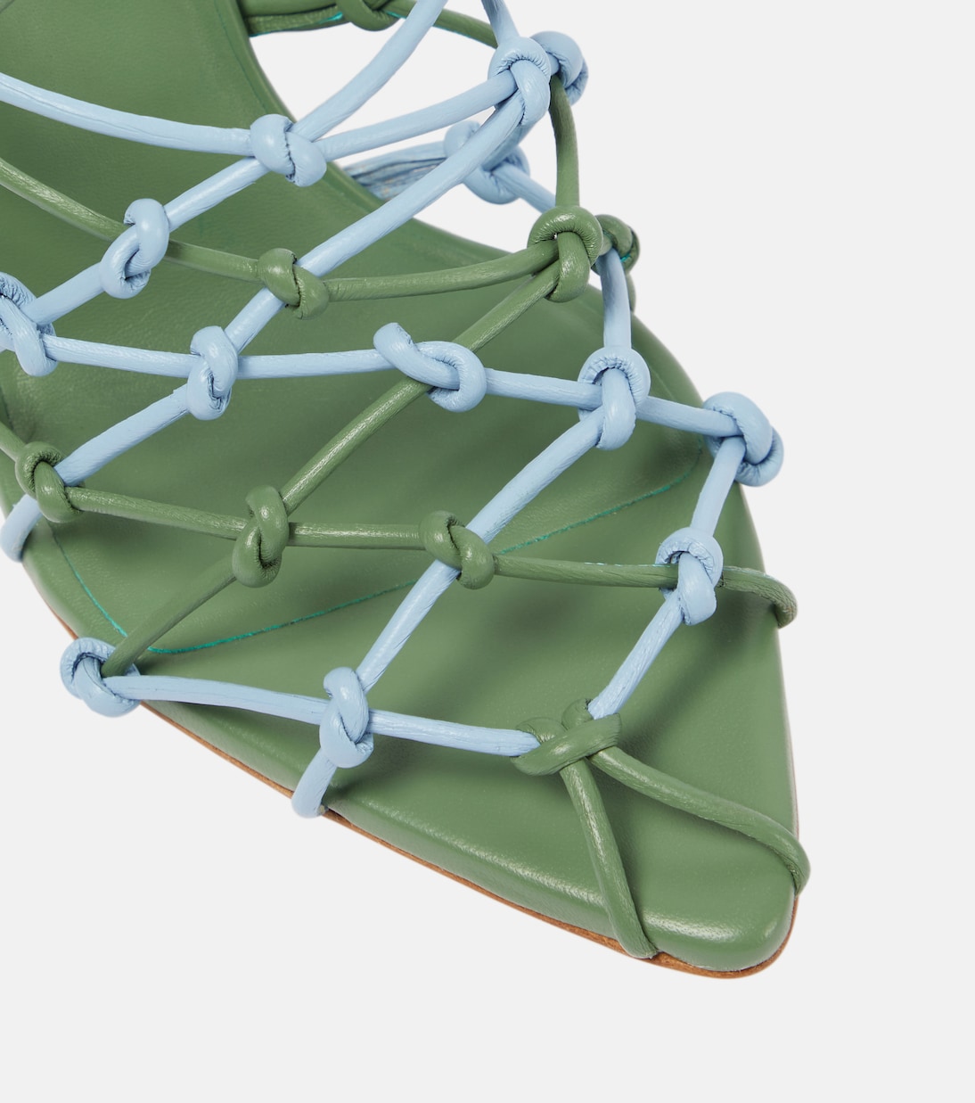 Gia 11 faux leather slingback sandals | Gia Borghini