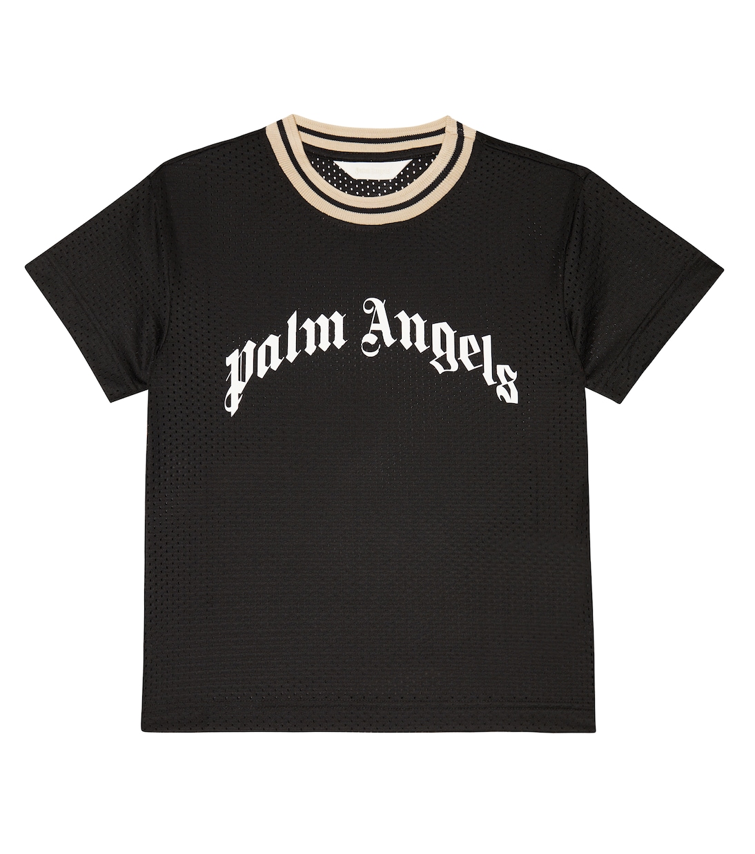 Bedrucktes T-Shirt aus Mesh | Palm Angels Kids