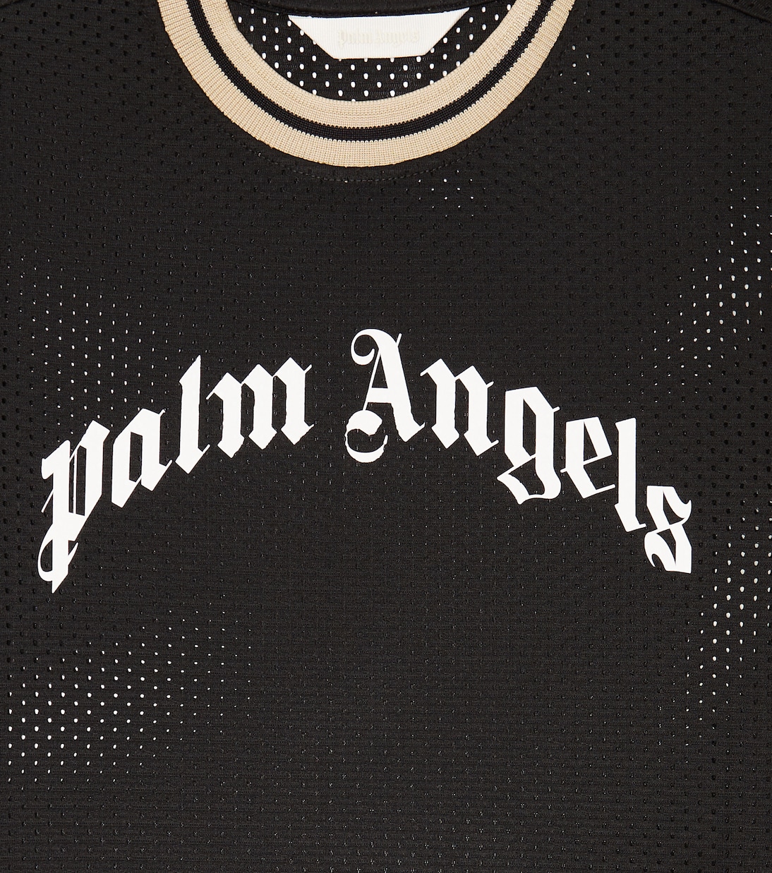 Bedrucktes T-Shirt aus Mesh | Palm Angels Kids