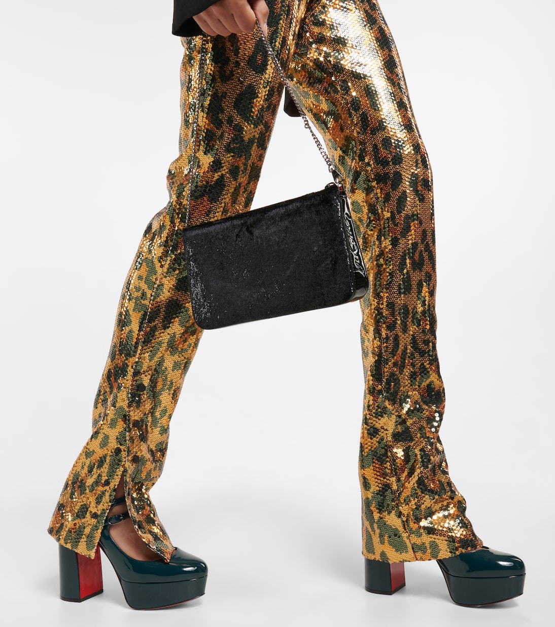 Escarpins Movida Jane à plateau en cuir verni | Christian Louboutin
