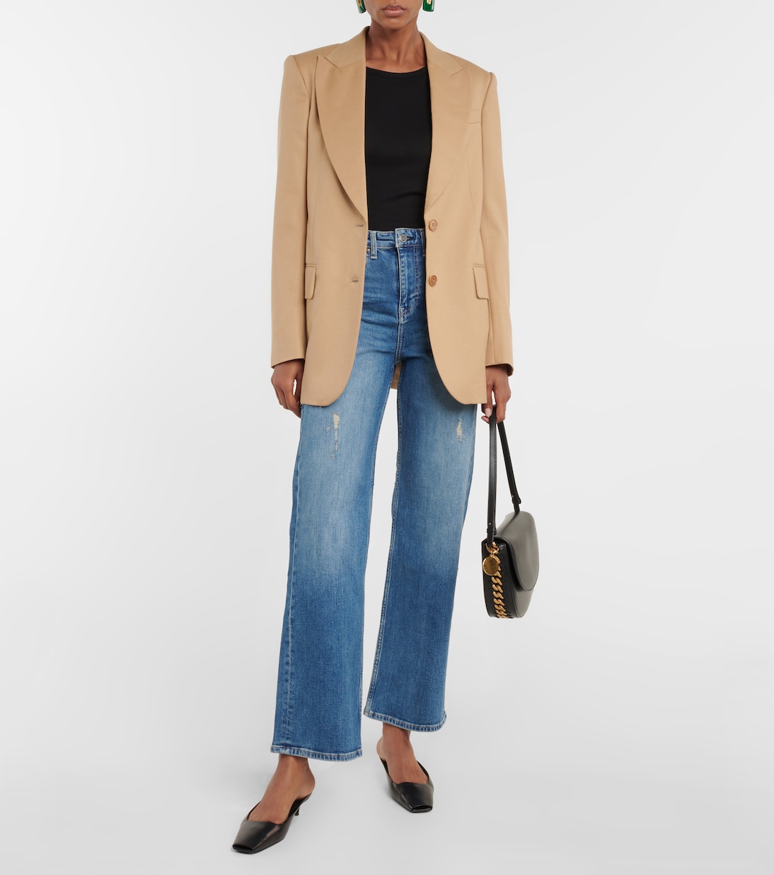 Jeans boyfriend de tiro alto | AG Jeans