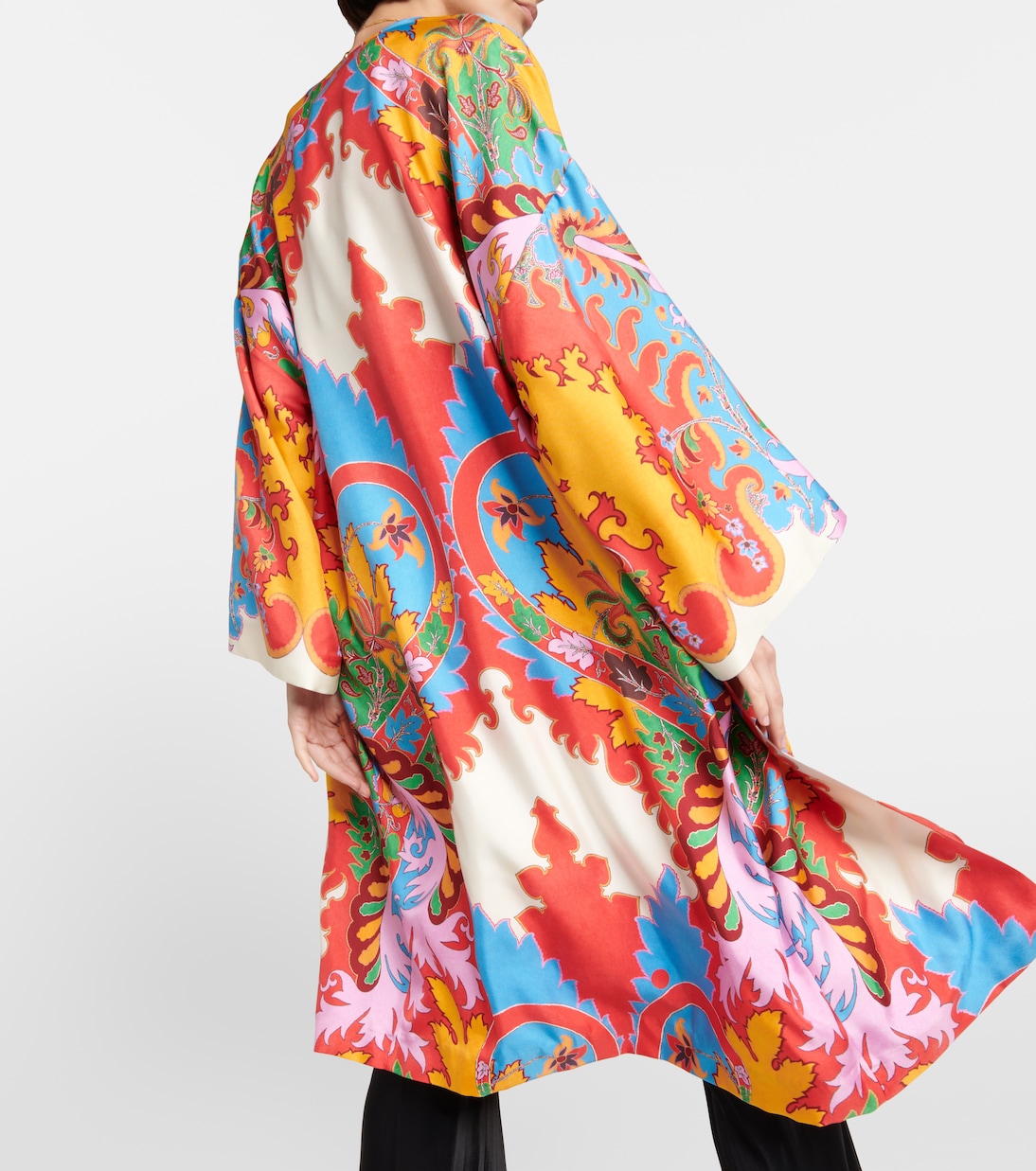 Printed silk beach cover-up | Etro