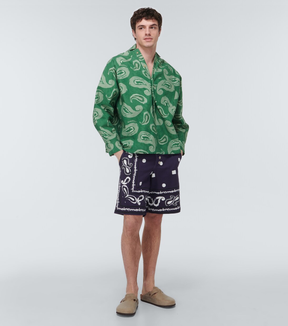 Chemise Simon imprimée en coton | Jacquemus
