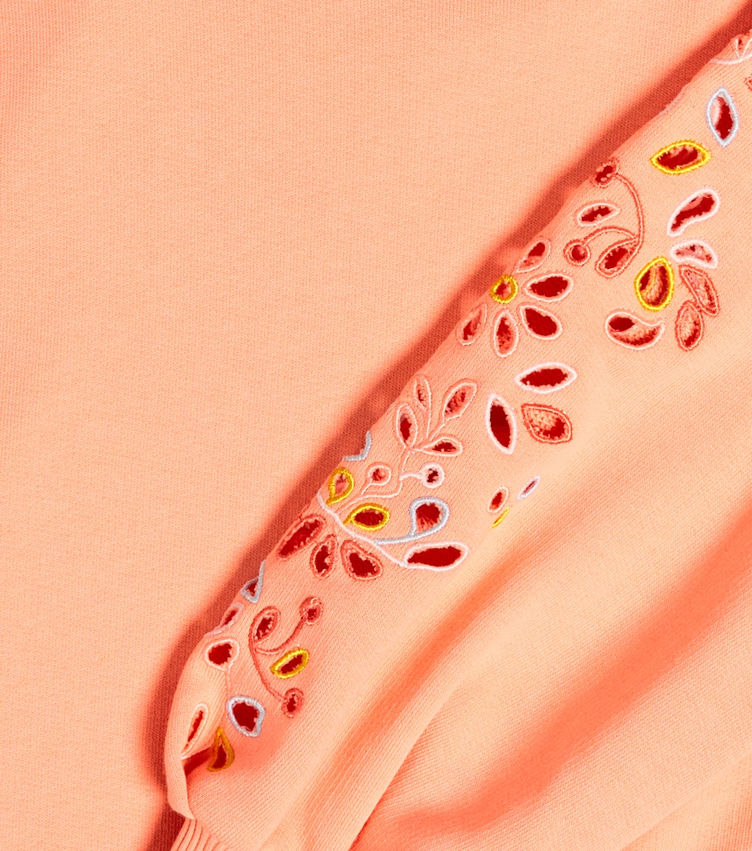 Felpa in cotone sangallo | Chloé Kids