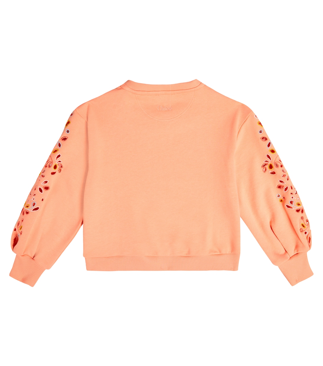 Felpa in cotone sangallo | Chloé Kids