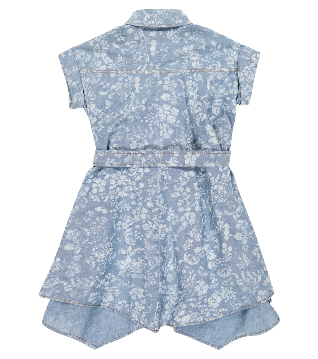 Robe en jean à fleurs | Brunello Cucinelli Kids