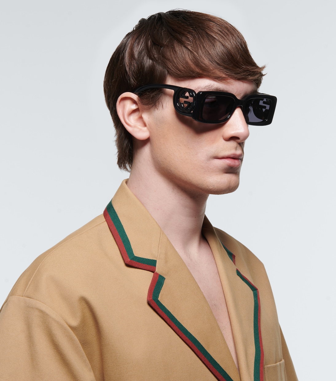 Logo rectangular sunglasses | Gucci