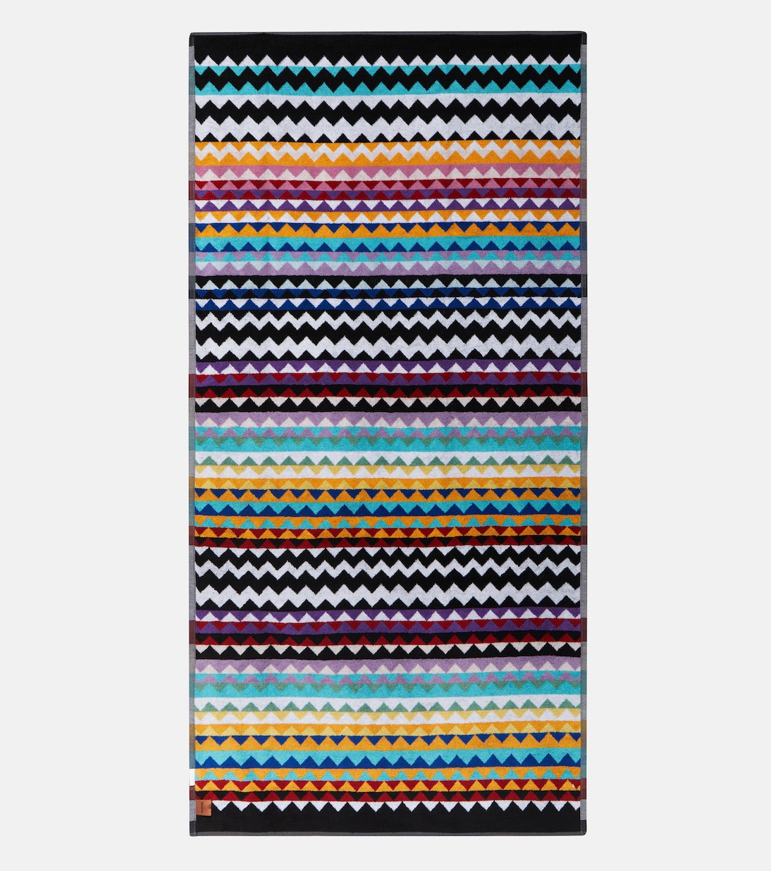 Cyrus set of 5 Zigzag cotton terry towels | Missoni