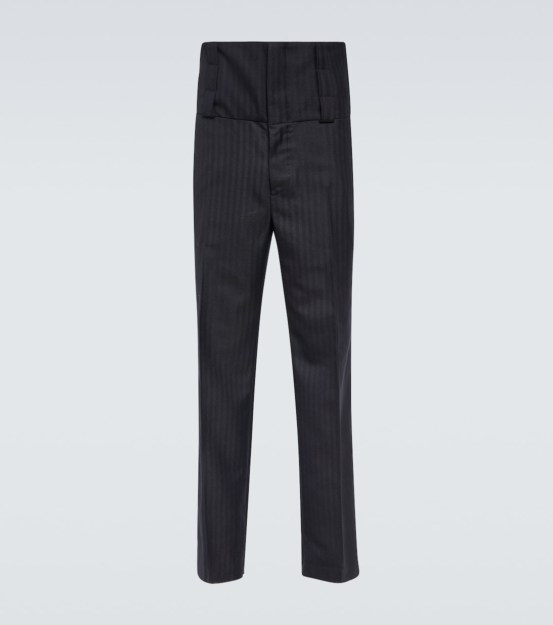 Gerade High-Rise-Hose aus Wolle | Dries Van Noten