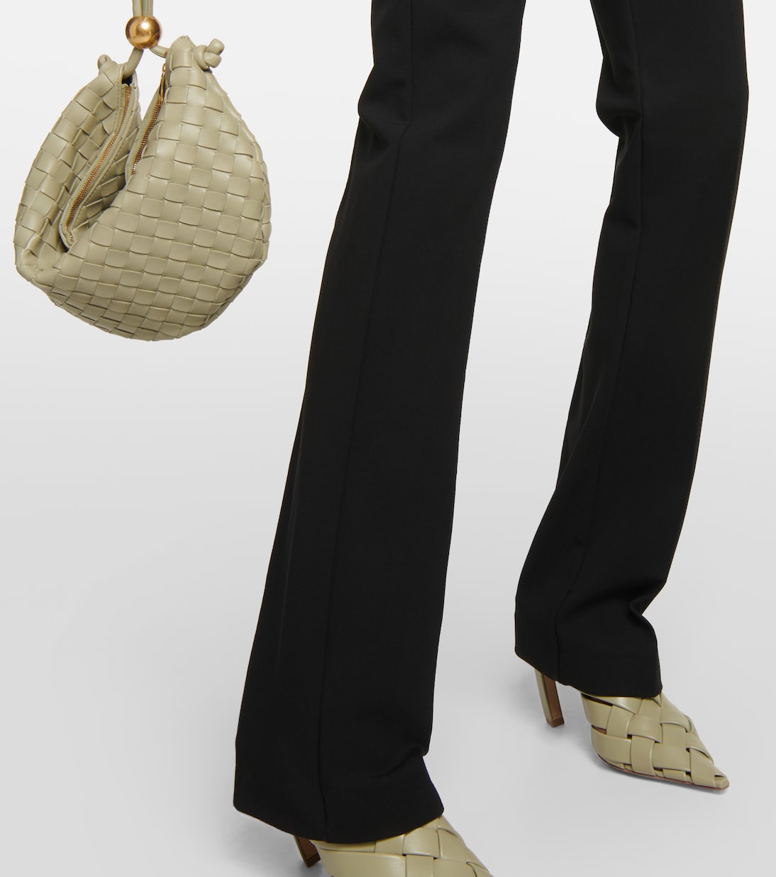 Pantalon droit Lari à taille mi-haute | Max Mara