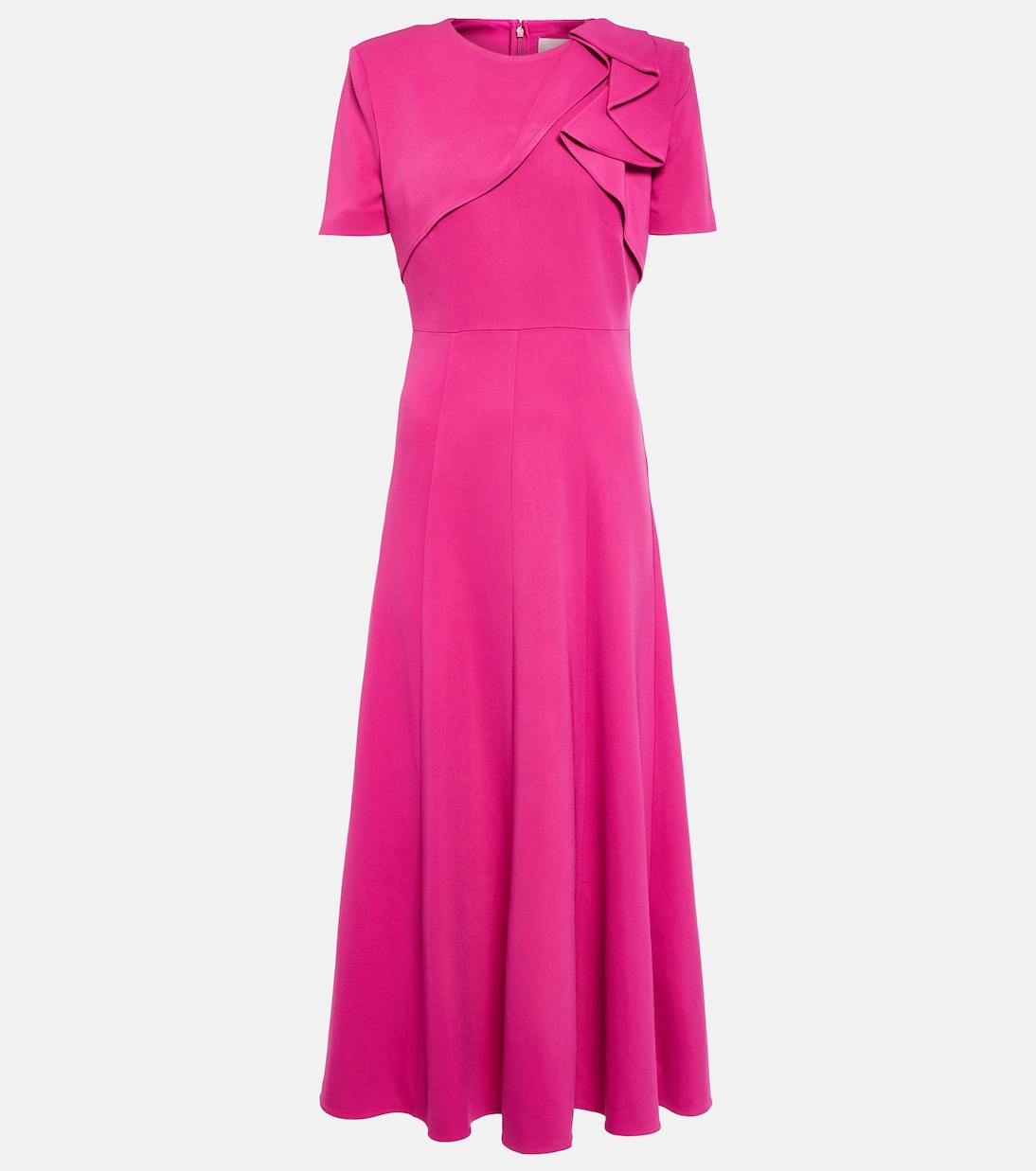Asymmetrical midi dress | Roland Mouret
