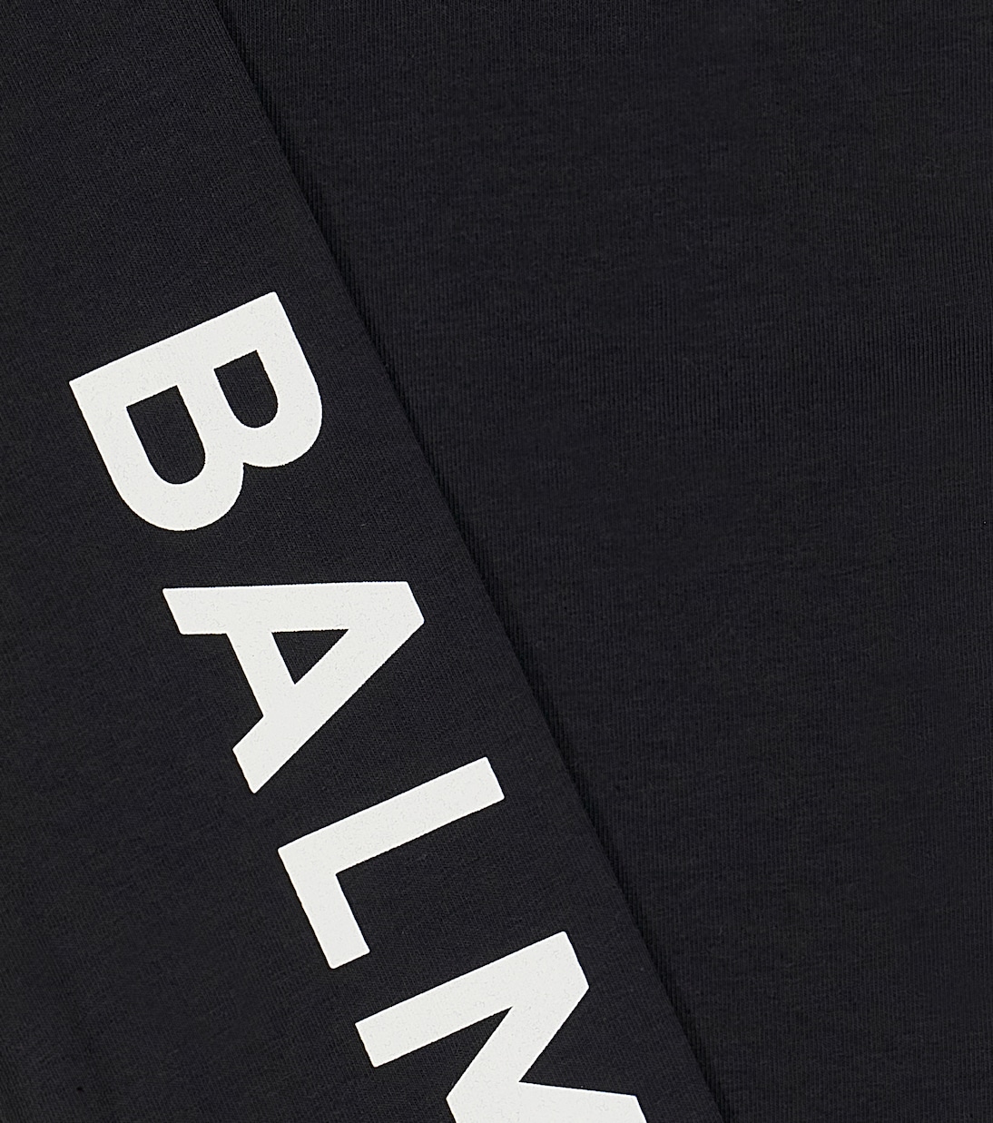 Leggings in misto cotone con logo | Balmain Kids