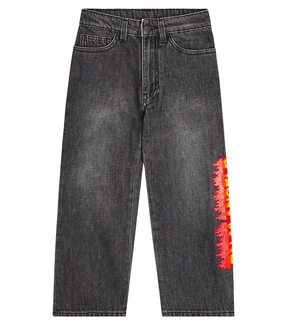 Logo straight-leg jeans | Palm Angels Kids
