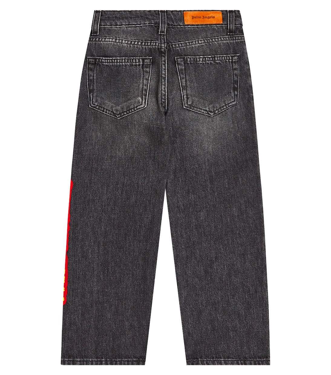 Logo straight-leg jeans | Palm Angels Kids