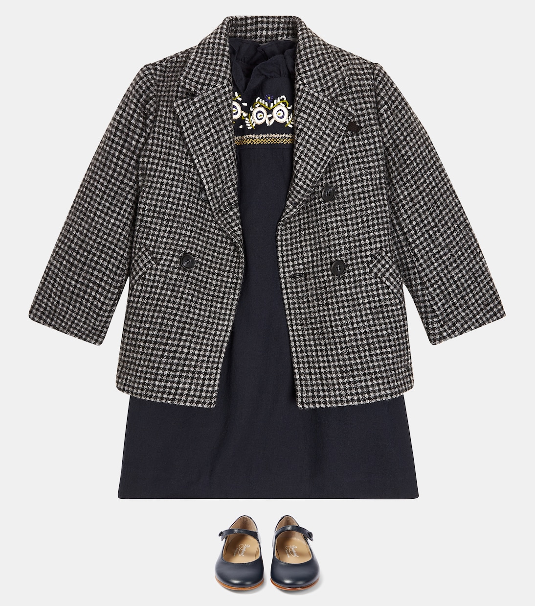 Cappotto Dali in misto lana a quadri | Bonpoint