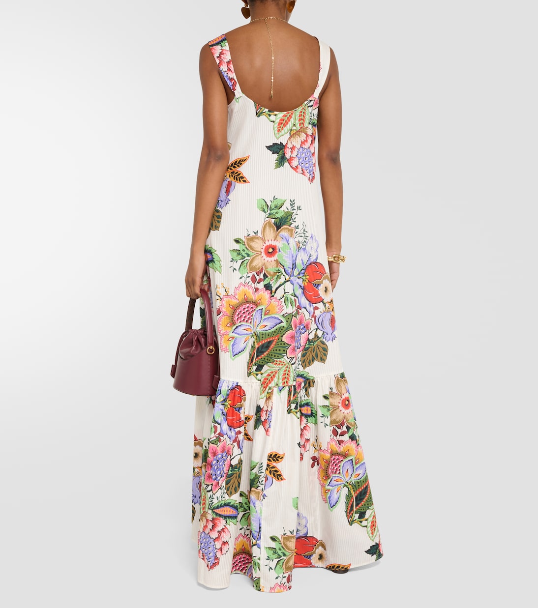 Floral cotton and silk maxi dress | Etro