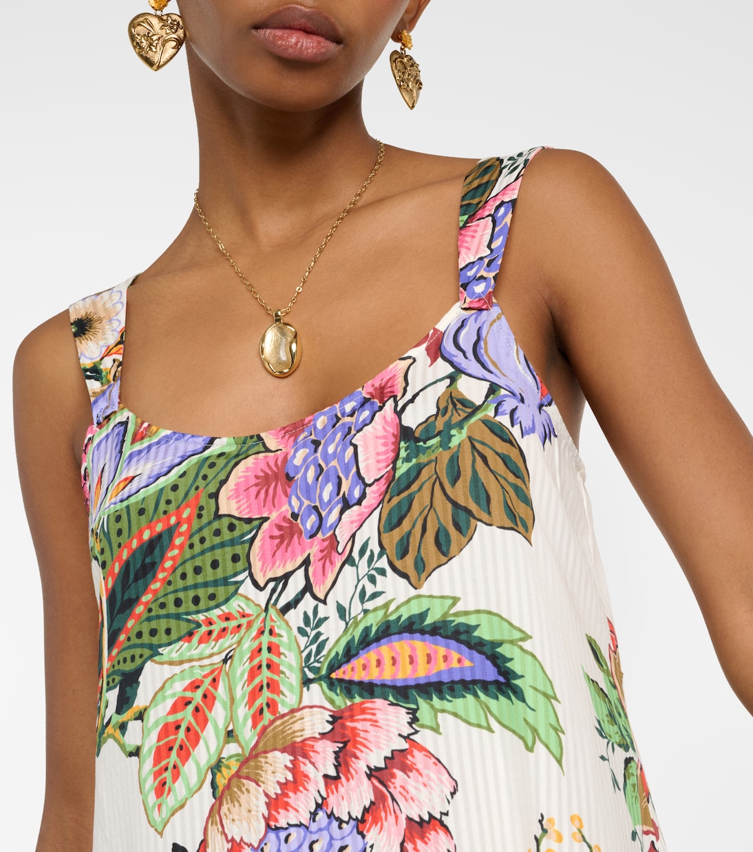 Floral cotton and silk maxi dress | Etro