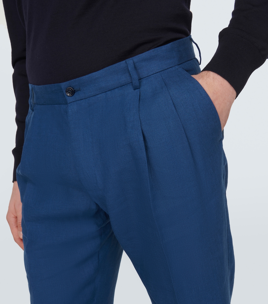 Pantalones slim de lino | Dolce&Gabbana