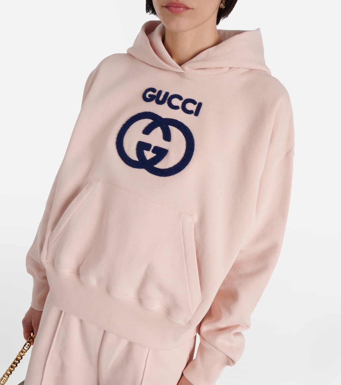 Sudadera de jersey de algodón con GG | Gucci