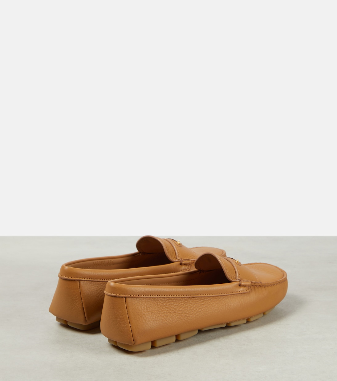 Mokassins aus Leder | Prada