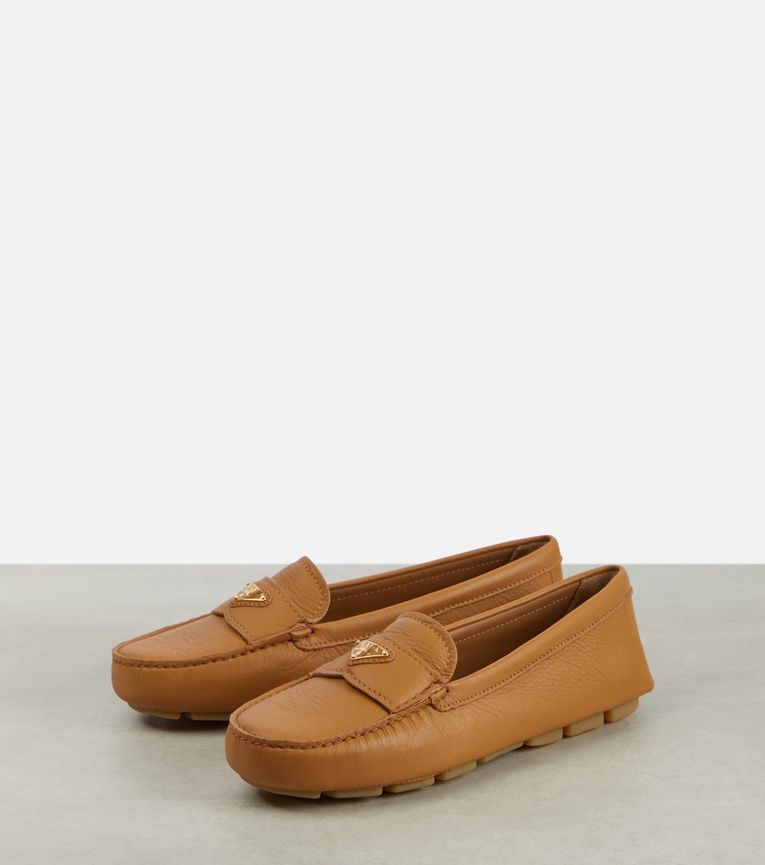 Mokassins aus Leder | Prada
