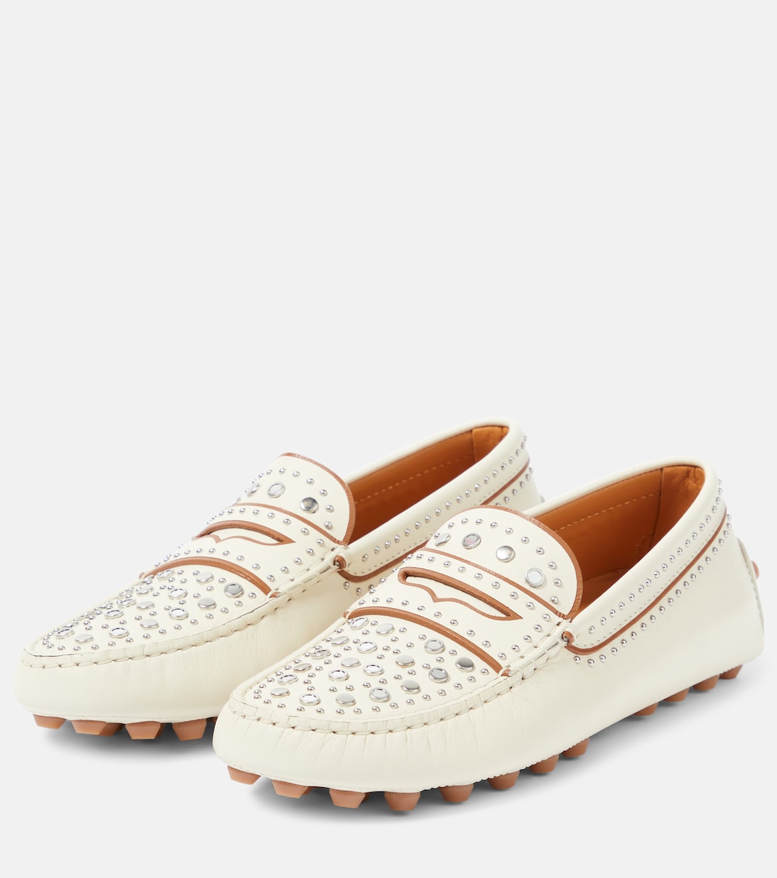 Verzierte Mokassins Gommino aus Leder | Tod's