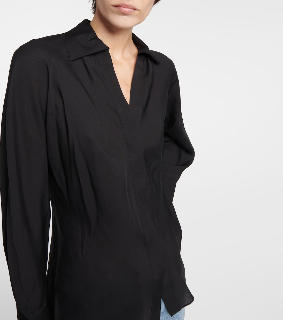 Bluse aus Seiden-Georgette | Vince