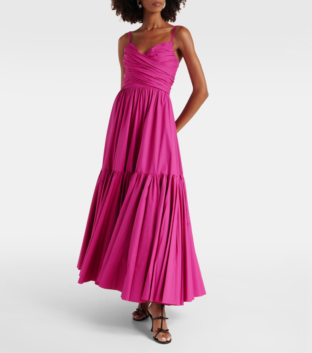 Abito lungo in popeline di cotone | Giambattista Valli
