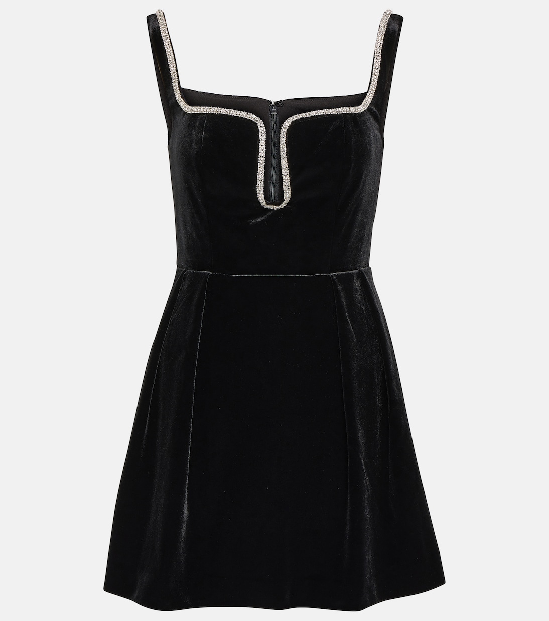 Embellished velvet minidress | Self-Portrait