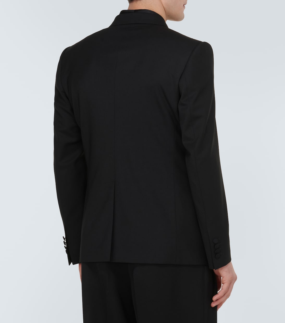 Asymmetric double-breasted wool-blend blazer | Dolce&Gabbana