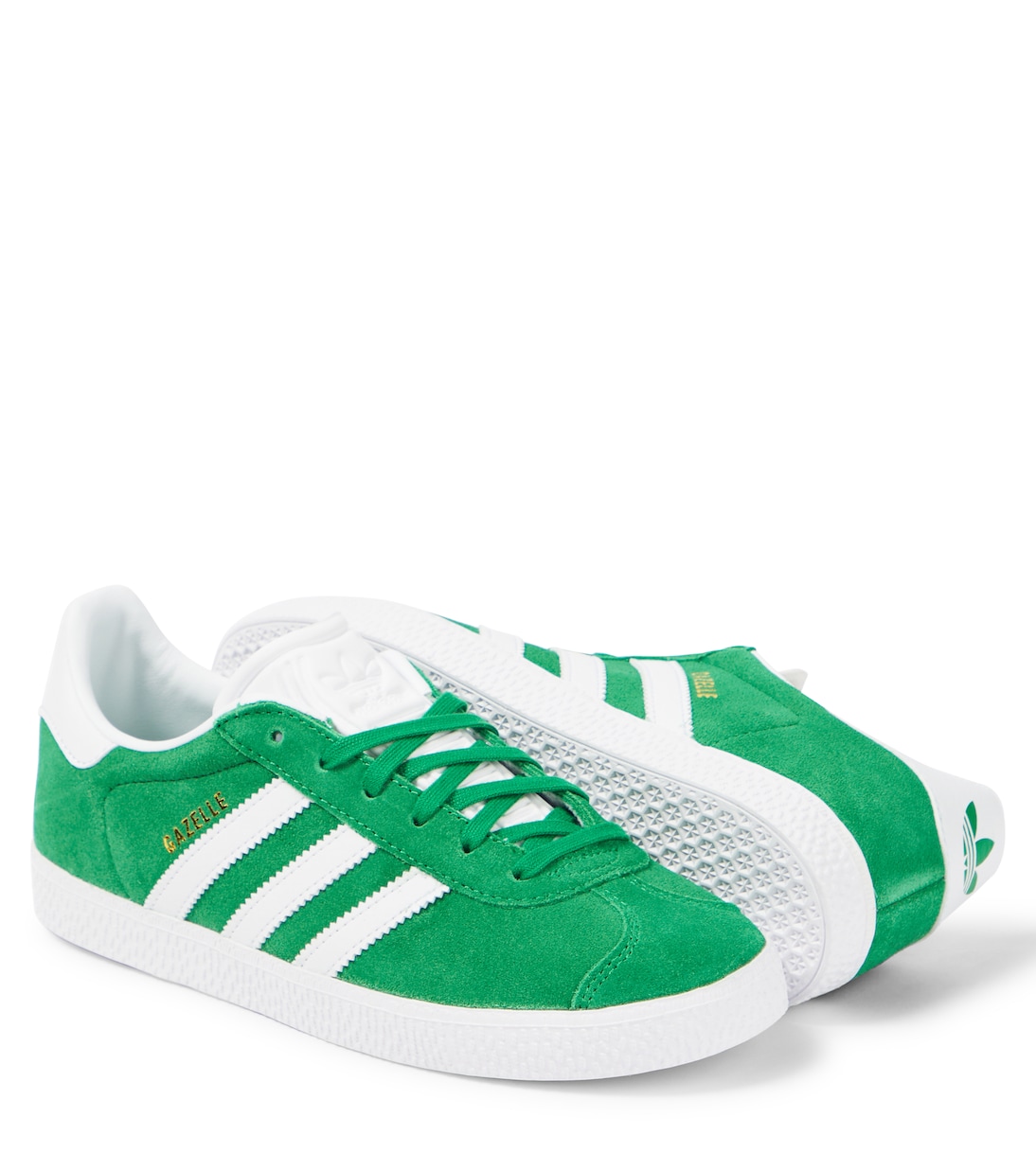 Gazelle suede sneakers in green Adidas Originals Kids Mytheresa